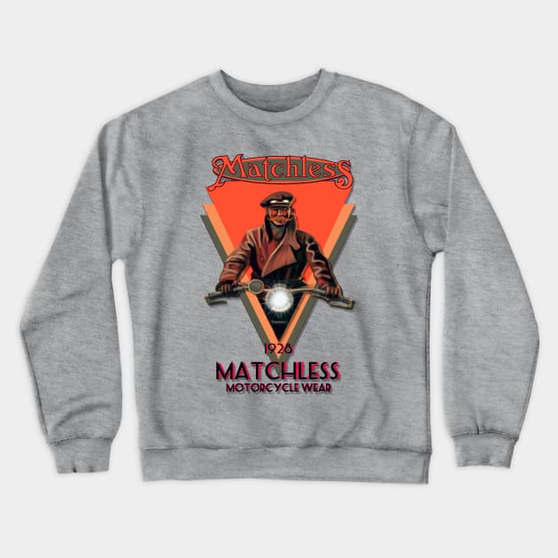 Classic Matchless Motorcycles Company Crewneck Sweatshirt by MotorManiac